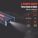 Multi-Function Mini Portable Emergency Battery Charger Car Jump Starter High Capacity Booster Power Bank Starting Device Cables