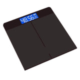 Tempered Glass Digital Body Weight Scale USB Charging LCD Bathroom Scales Weight Monitor Body Fats Scale