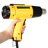 High Quality Electric hot air gun Digital Temperature-controlled heat gun Adjustable Tools Set with Nozzle 1500W AC110V LODESTAR