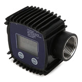 Electronic Digital Flowmeter Turbine Flow Meter Liquid Water Meter Fuel Meter Gas Die-sel Fuel Oil Flowmeter LCD Display