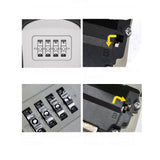Alloy plastic Key Lock Box Wall Mounted Key Safe Box Weatherproof 4 Digit Combination Key Storage Lock Box