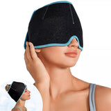 Migraine &amp; Headache Relief Hat Reusable Gel Cold Pack for Migraine or Puffy Eye Sinus &amp; Stress Relief Migraine Gel Ice Head Wrap