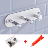 Universal Hair Dryer Holder Wall Mount Self Adhesive Black Silver Hairdryer Hanger Storage Rack For Dyson Bathroom Organizer