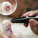 Pet Nail Hair Trimmer Grinder Cat Dog Grooming Tool Electrical Shearing Cutter USB Rechargeable Dog Haircut Paw Shaver Clipper