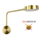 Morden Led wall light Indoor Golden Decor wall lamp 9W with switch  for home bedroom Bedside Living room Aisle sconces Luminaire