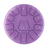 8 Inch Steel Tongue Drum 11 Notes Handpan Drum with Drum Mallet Finger Picks Drum Bag Percussion Instrument for Meditation Yoga