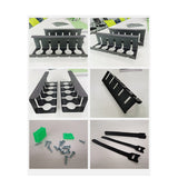 2Pcs Large Capacity Desk Cable Management No Punching Cable Storage Rack For Storing Multiple Sockets And Power Supplies