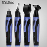 Multifunctional four in one nose shaving device Mini shaving eyebrow trimming nose hair trimmer