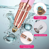 Women Electric Eyebrow Trimmer Usb Rechargeable Eye Brow Epilator Mini Lipstick Shaper Shaver Painless Razor Facial Hair Remover