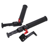 Gimbal Dual Handle Grip Dual Handle Gimbal Grip Scratch Proof Anti Slip with 1/4 Inch Screw Hole Cold Shoe Mount for RS2 Gimbal