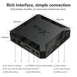 H313 4K 60 Fps TV BOX 2.4G WIFI HDMI-compatible Smart TV BOX Network Set Top Box Player Support Security Digital Card 2GB+16GB