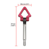 Triangle Car Sport Model Car Auto Trailer Tow Hook Ring Eye Towing Front Rear Aluminum For Subaru car acessories