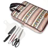 Outdoor Camping Cookware 5 Pcs Set Stainless Steel Clip/Knife/Cutting Board/scissors/multi Tool Picnic Cooking Camping Equipment
