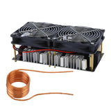 1800W 40A DC 12-48V Induction Heating Board ZVS Power Supply Module High Frequency Low Voltage Flyback Driver Heater Tesla Coil