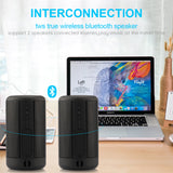 2022.Portable IPX5 Waterproof Bluetooth Speaker Outdoor Wireless HiFi 3D Stereo Music Subwoofer Support TF Card Aux Phone