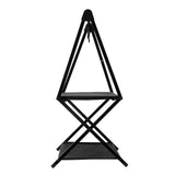 Outdoor Camping Cups Bowls Folding Drying Rack Hung Shelf With Hook Aluminum Alloy Bracket Picnic BBQ Tableware Cookware Storage