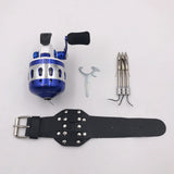Fishing Reels for Slingshot Shooting Speed Ratio 3.6:1 BL35 Fishing Wheel Fish Dart Closed Metal Coil Outdoor Hunting