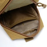 Multifunctional 1000D Outdoor Military Tactical Waist Bag EDC Molle Tool Zipper Waist Pack Accessory Durable Belt Pouch
