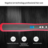 Electric Hair Straightener Hot Comb Flat Iron Multifunctional Hairstyles and Tools LCD Display Digital Straightening Brush Care