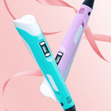 3D Pen DIY 3D Printer Cotton Pen Drawing Pens Bubble Strokes For Children Expansion Effect Pen For Kids Christmas Birthday Gift