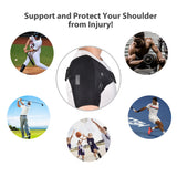 Adjustable Shoulder Heated Therapy Belt Sports Massage for Sprains Brace Health Care Shoulder Dislocation Guard Strap Support