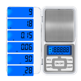 10Pcs High Precision Balance 500g 0.1g Electronic Weight Scale Digital Pocket Jewelry Diamond With Retail Box Backlight Kitchen
