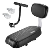 Bicycle Rear Seat Cushion Armrest Footrest Set, Bike Back Seat Child Safety Cushion Armrest Handrail Rear Feet Pedals