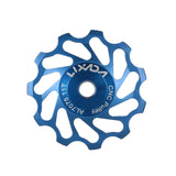 Lixada MTB Road Bike Ceramic Pulley 7075 Aluminum Alloy Rear Derailleur 13T Guide Cycling Ceramics Bearing for Jockey Wheel