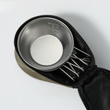 Outdoor Stainless Steel 310ml Sierra Bowl Picnic Tableware Portable Barbecue Hiking Camping Cup Picnic Cookware With Storage Bag