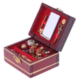 1pc Mini Jewelry Box Model Dollhouse Miniatures Children DIY Miniatures Doll House Furniture Toy House 1:12 Accessories