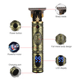 USB Rechargeable T-Outliner Beard Trimmer Clipper Cordless Haircut Men Baldheaded Hair Trimmer Barber Cut Hair Cutting Machine