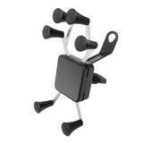 Bicycle Mobile Phone Mount 6 Claw Motorcycle Scooter Handlebar Phone Holder for 3.5 - 6 inches Smartphone Mount Bracket