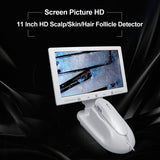 Professional Skin Hair Detector Scalp Hair Follicle Moisture/Skin Pores Pigment Magnifying Analyzer Skin Pigment Tester 11Inch