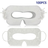 100 Pcs Disposable VR Eye Mask Sweat-proof Soft Breathable VR Goggles Accessories Face Cover Compatible For Oculus Quest 2