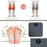 Electric Foot Massage Pad Foldable Foot Massager 10 Modes 20 Levels Intensity LCD Screen USB Charge for Feet Leg Pain Relieving