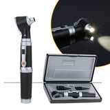 Carevas Fiber Optic LED Otoscope 3X True View Full Spectrum Home Physician Ear Care Diagnostic Set with 8 Tips for Adult Child