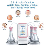 3In1 80K Ultrasonic Cavitation Machine Lipo Weight Loss RF Beauty Device Face Lift Anti-wrinkle Fat Burning Body Shape Massage