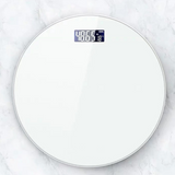 Bathroom Scales Floor Body Weight Scale Round Toughened Glass LED Digital Electronic Weighing Scales Bath Scale