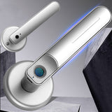 Fingerprint Door Lock Handle USB Rechargeable Anti Theft Smart Biometric Keyless Security Entry Electronic Lock with 2 Keys