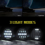 1PCS 7 Inch 300W LED Headlight Super Bright LED Light Head Lamp For Jeep Wrangler JK TJ CJ Built-In EMC For Anti-Glare
