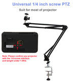 C-Clamping Desk Bedeside Projector Stand Metal Holder Multi-angle Adjustable Projector Bracket for XGIMI h2 / XGIMI H3 Projector