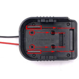 Adapter for MAKITA&amp; 18V Battery Power Mount Connector Adapter Dock Holder with 12 Awg Wires Adapter