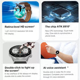 DT3 Pro Max Smart Watch Men 1.45inch IPS Wireless Charing NFC Access Bluetooth Call AI Voice Fitness Bracelet Smartwatch