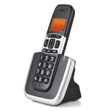Bisofice Expandable Cordless Phone System with 3 Lines Display Support 5 Handsets Connection Call Block Hands-free Calls