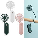 Folding Mini Handheld Fan Usb Rechargeable Hang Neck Multifunction Air Cooling For Home Outdoor Office Adjustable Small Fans
