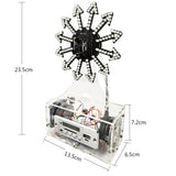 DIY electronic kit LED rotating ferris wheel circuit soldering project bluetooth amplifier speaker TF/USB player