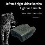 Handheld Night-Vision Infrared Optical Binocular Night-Vision 5X Digital Zoom Photo Video Taking 150-200M Full Dark Viewing