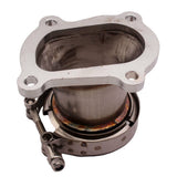 2.5" Adapter Flange For CT26 Turbo Stainle Steel  V-Band Adaptor+ CLAMP