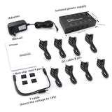 Ammoon Guitar Effect Power Supply 8 Isolated DC Outputs Guitar Effect Pedal for 9V/18V Guitar Pedal Guitar Accessories Hot!
