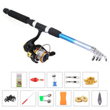 Fishing Reel Rod Combo Set Fishing Pole Spinning Reel Set with Fishing Accessories for vara de pesca